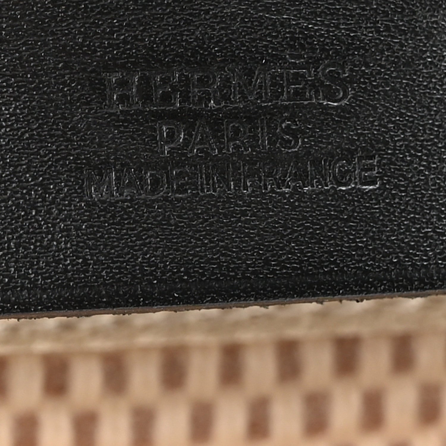 Hermes Toile GM Vache Calfskin Herbag 30 PM Natural Black Natural Black 6 of 10
