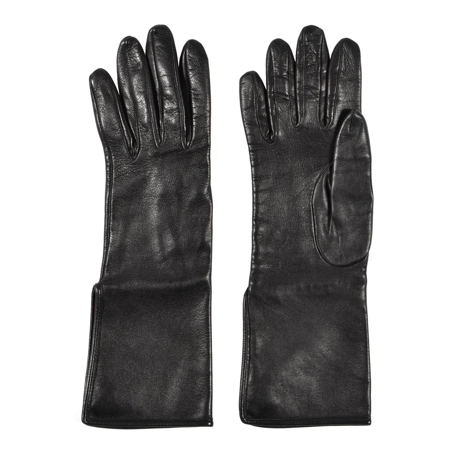 Lambskin Silk Lined Gloves 6.5 Black