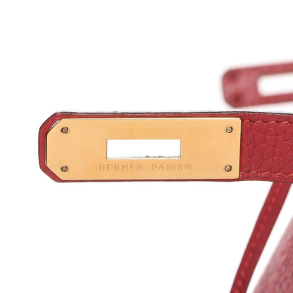 Hermes Fjord Birkin 40 Rouge 9 of 32