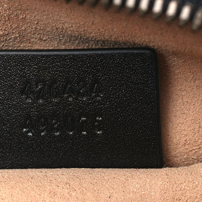 Gucci Calfskin Matelasse GG Marmont Belt Bag 95 38 Black 7 of 10