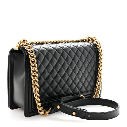 Chanel Caviar Quilted New Medium Boy Flap Black 2 of 10