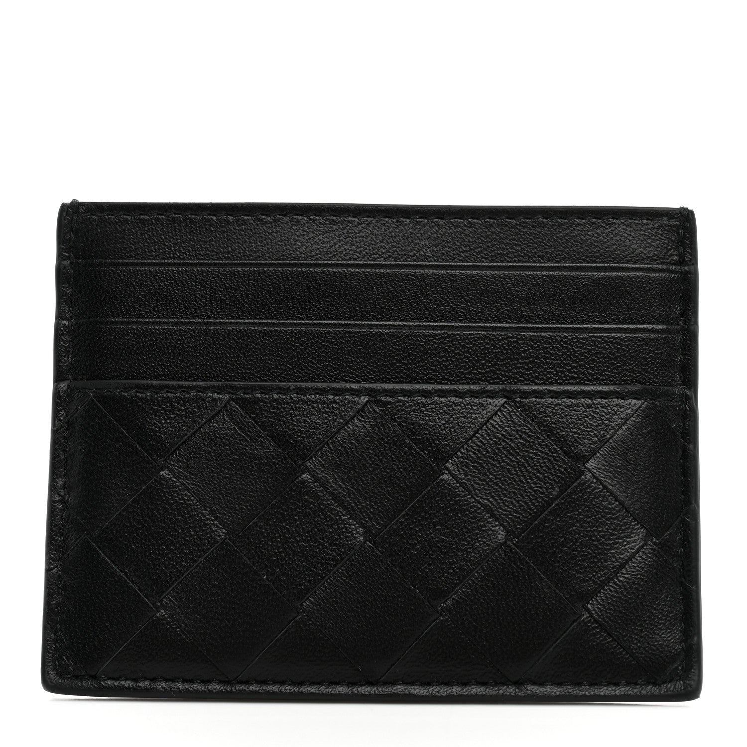 Bottega Veneta Nappa Intrecciato Card Holder Black 1 of 8