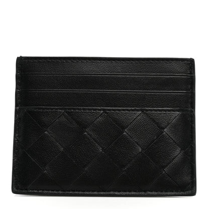 Bottega Veneta Nappa Intrecciato Card Holder Black 1 of 8