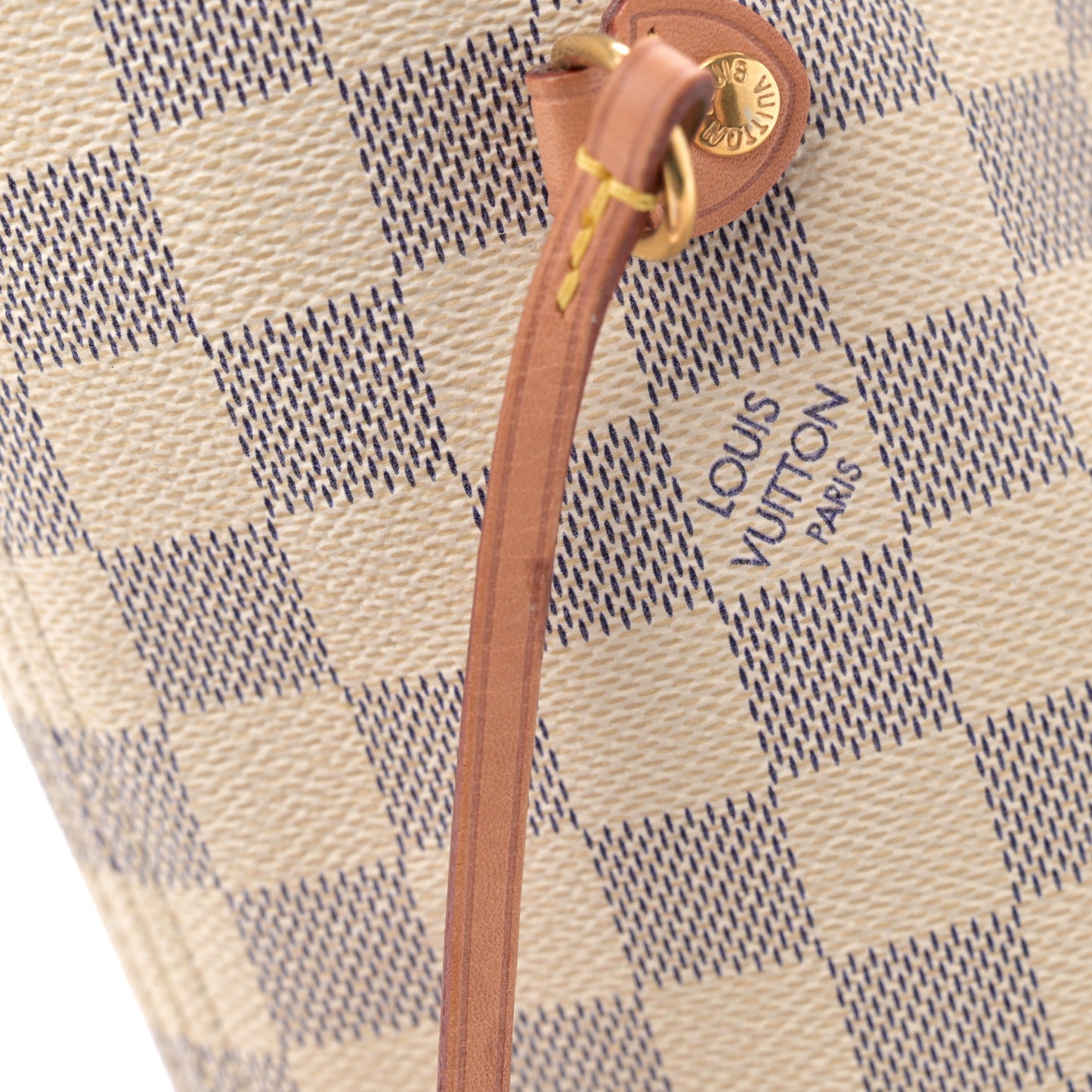 Damier Azur Neo Neverfull MM Rose Ballerine