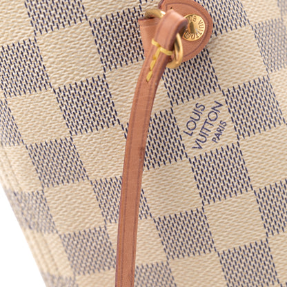 Louis Vuitton Damier Azur Neo Neverfull MM Rose Ballerine 14 of 16