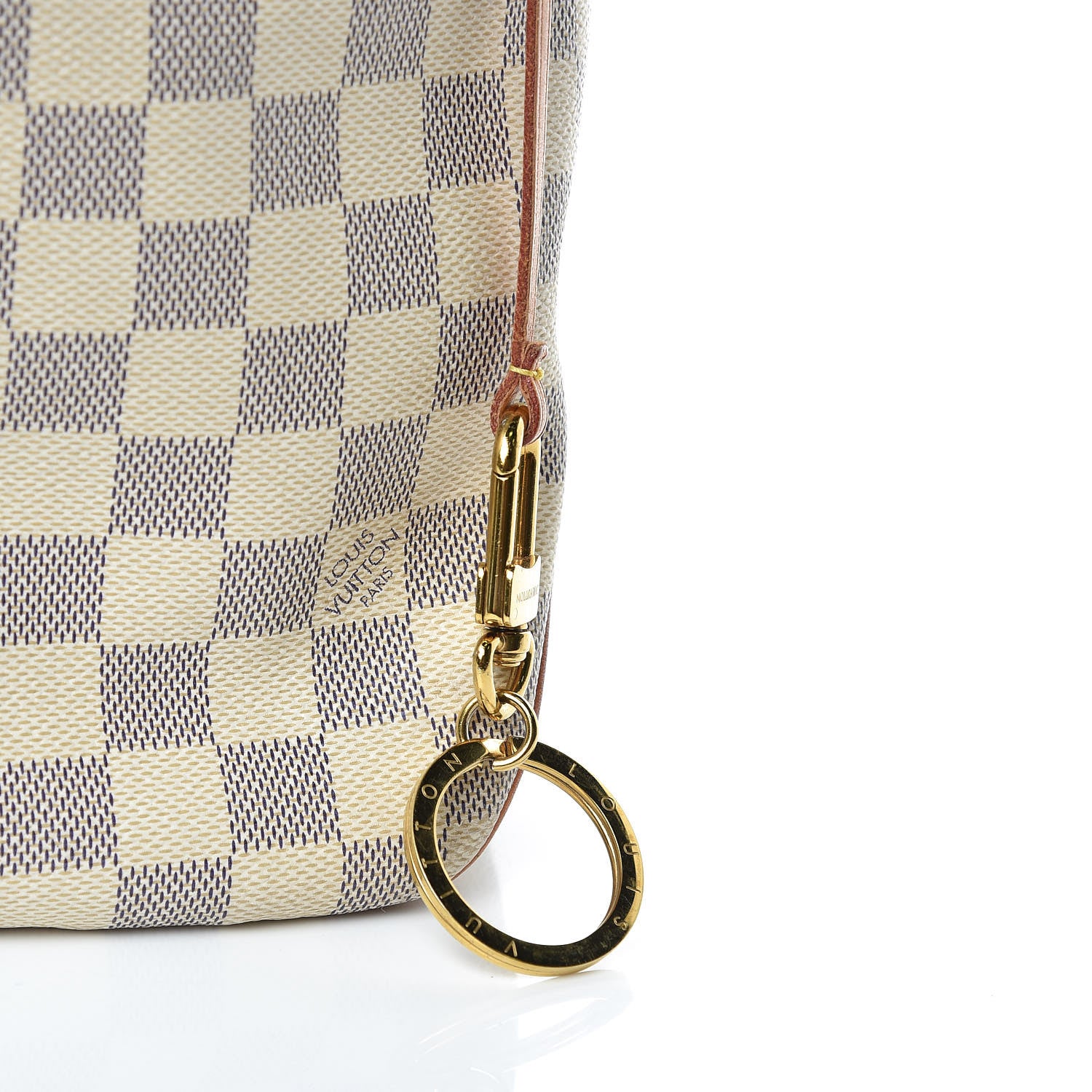 Louis Vuitton Damier Azur Delightful MM Pink 16 of 17