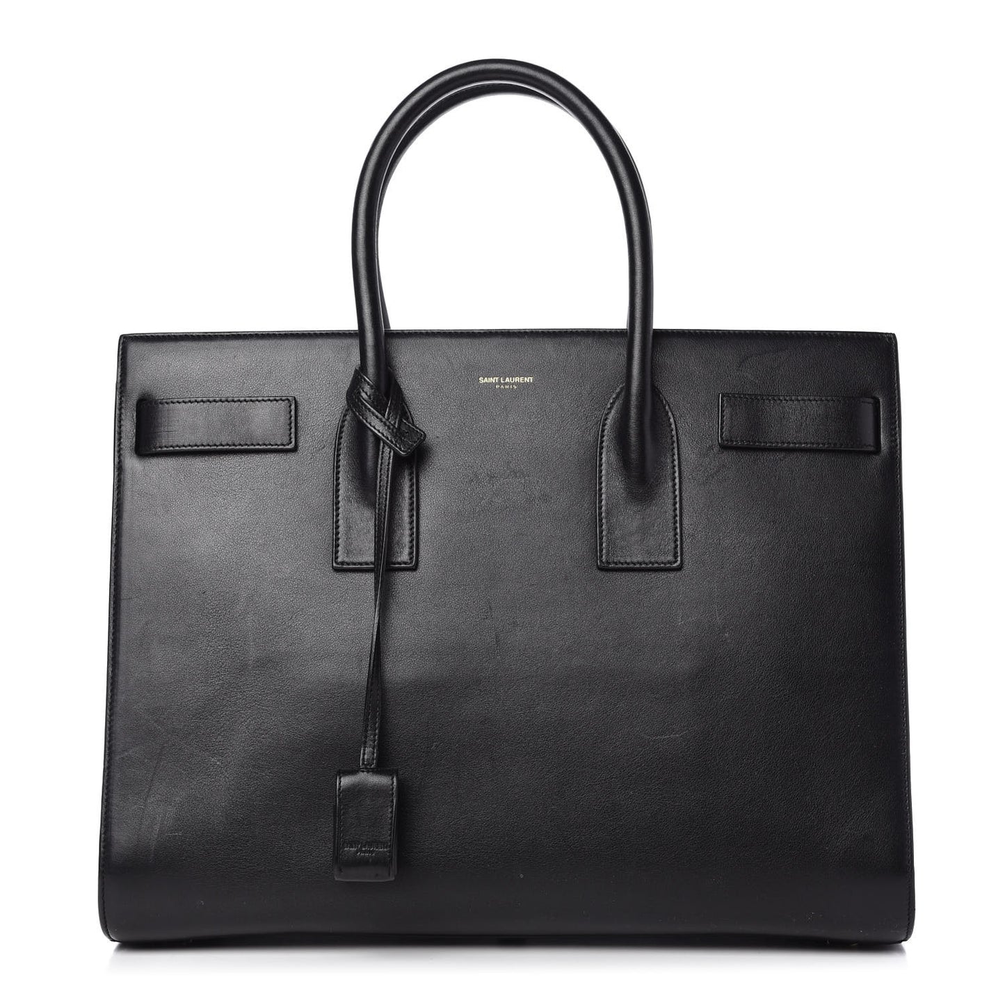 Calfskin Large Sac De Jour Carryall Black
