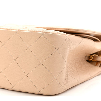 Chanel Caviar Quilted Jumbo Double Flap Beige Clair 10 of 11