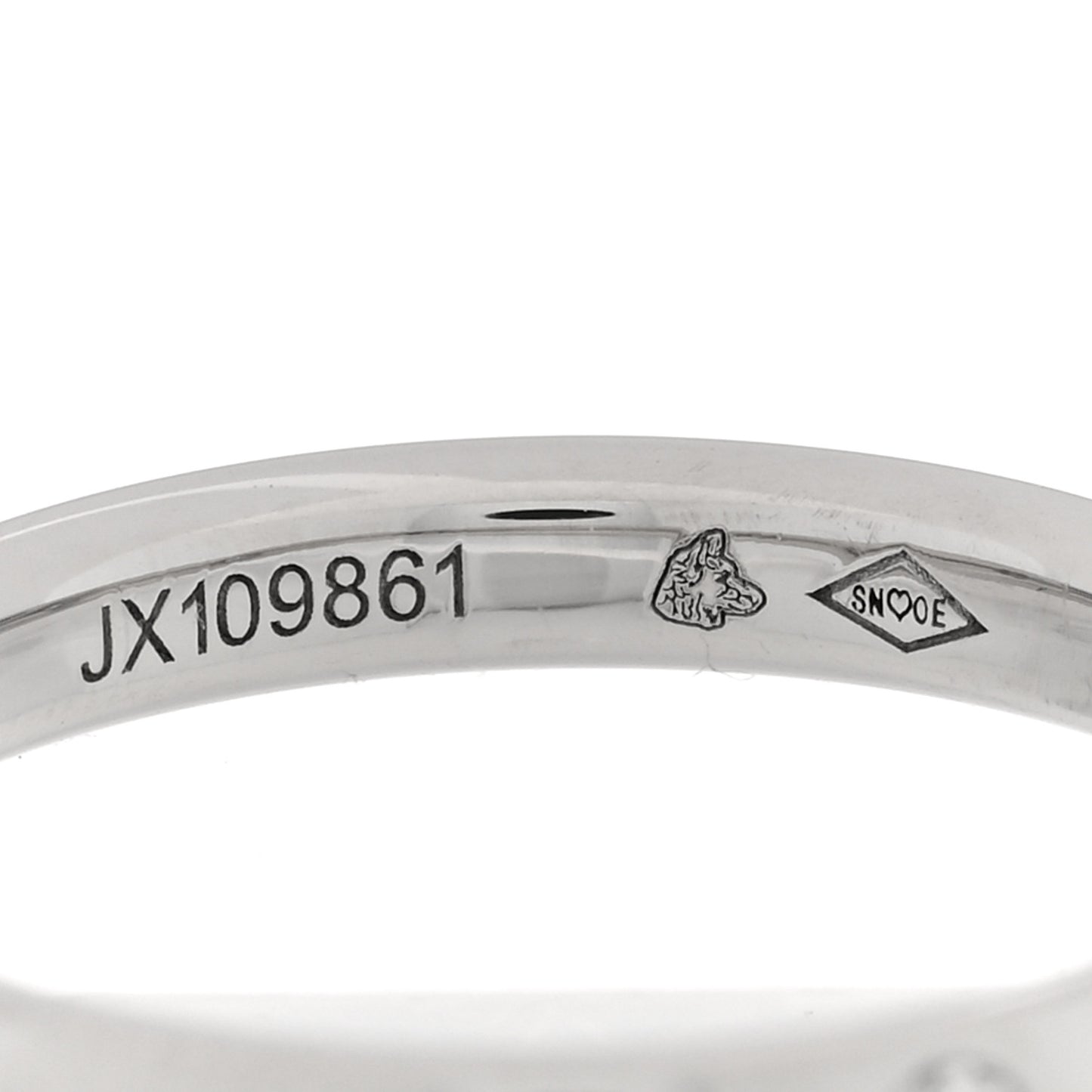 Platinum Diamond Tendrement Etoiles Wedding Band Ring 48 4.5