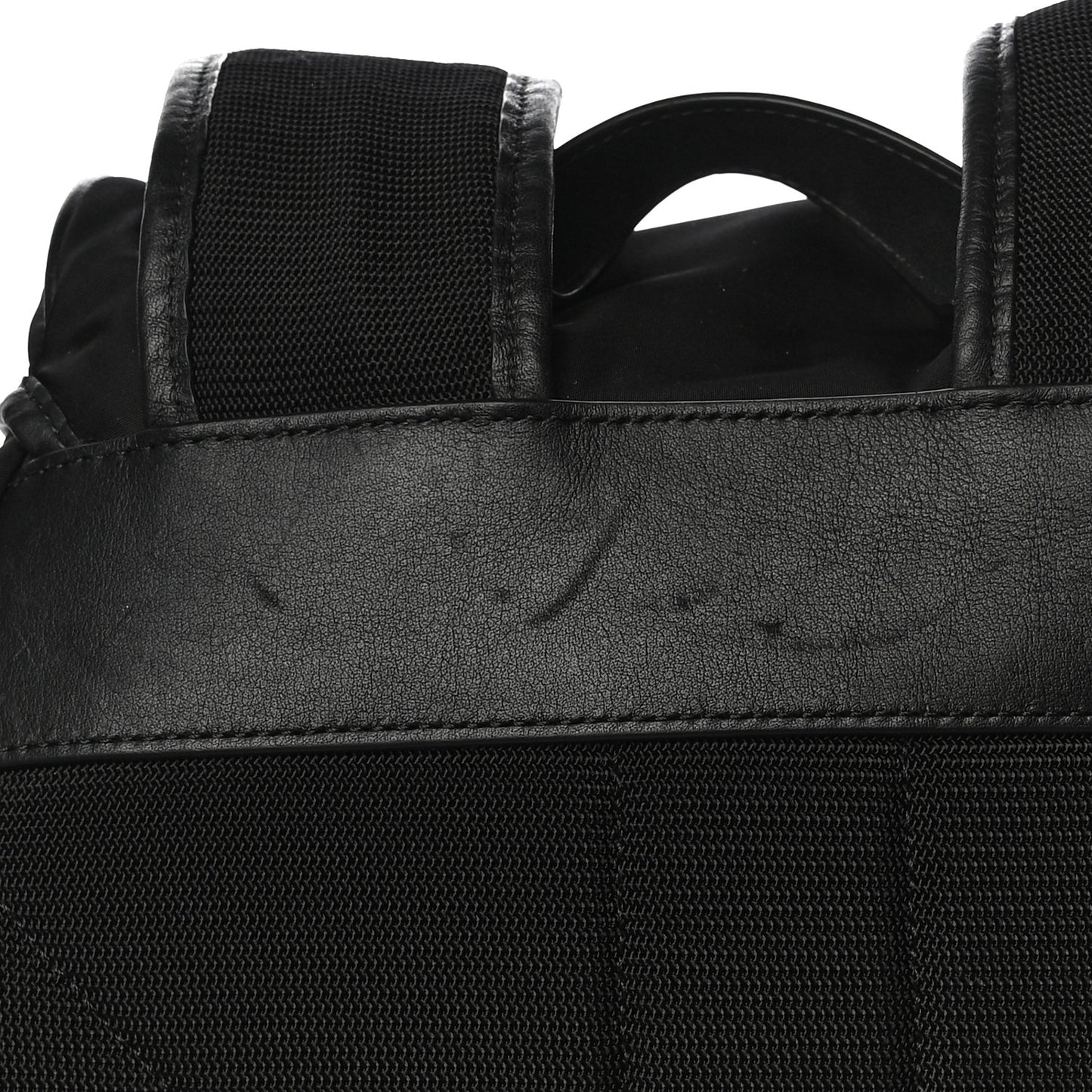 Nylon Logo Print Rocky Backpack Black