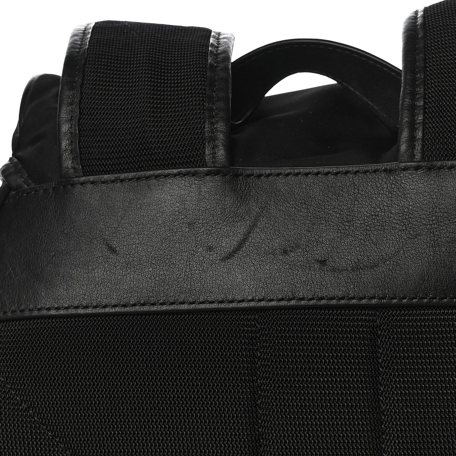 Burberry Nylon Logo Print Rocky Backpack Black 14 of 19