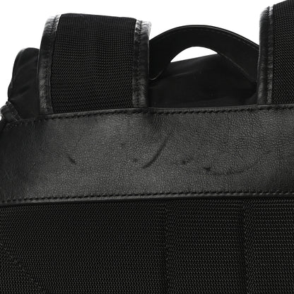 Burberry Nylon Logo Print Rocky Backpack Black 14 of 19