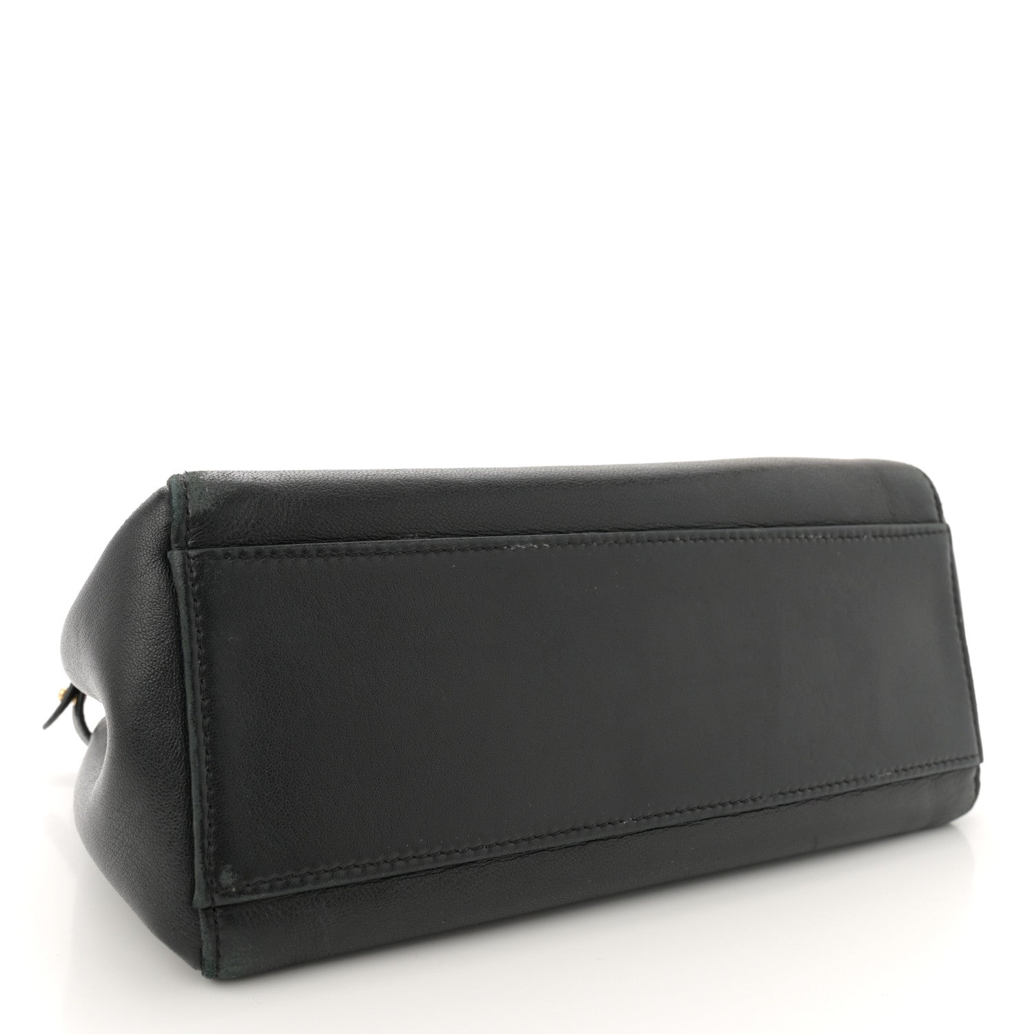 Fendi Nappa Mini Peekaboo Iconic Satchel Black 4 of 15