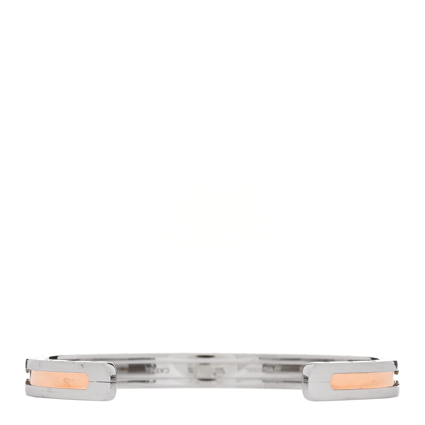 18K Rose Gold Stainless Steel B.Zero1 Cuff Bracelet S