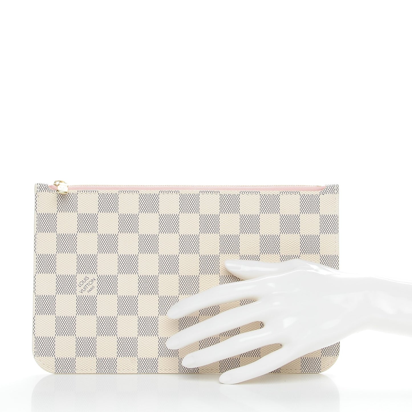 Damier Azur Neverfull MM GM Pochette Rose Ballerine