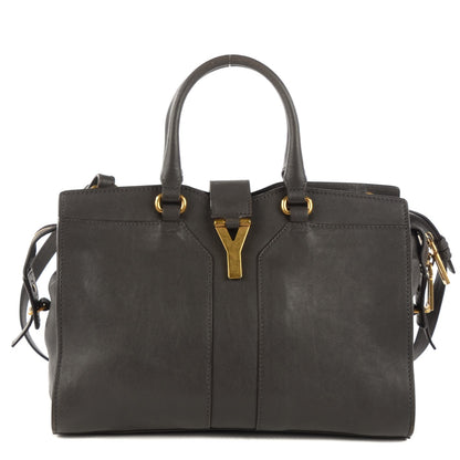 Saint Laurent Sheepskin Small Cabas ChYc Grey 1 of 8