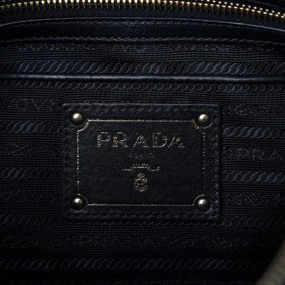 Prada Soft Calfskin Hobo Black 13 of 20