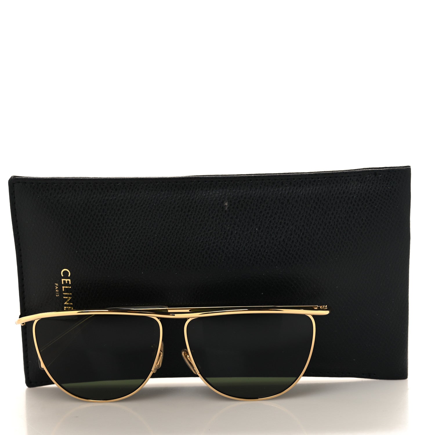 Celine Sunglasses CL40098U Green Gold 7 of 7