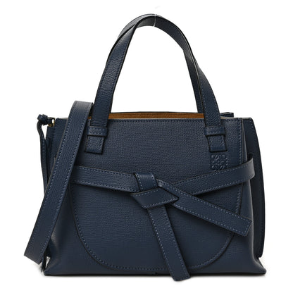 Loewe Calfskin Mini Gate Tote Navy 1 of 8