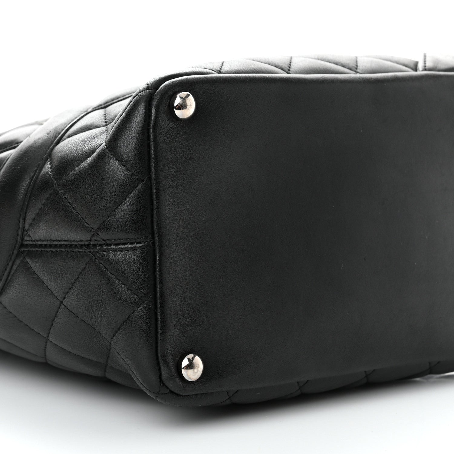 Chanel Calfskin Quilted Medium Cambon Tote Black 9 of 10