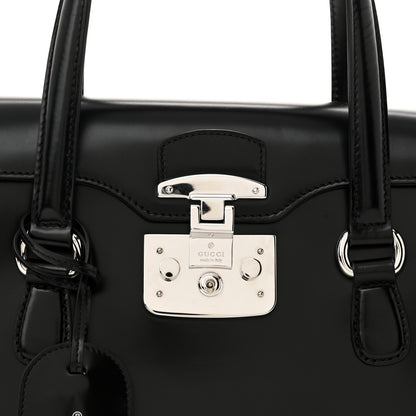 Gucci Regent Calfskin Medium Lady Lock Satchel Black 8 of 12