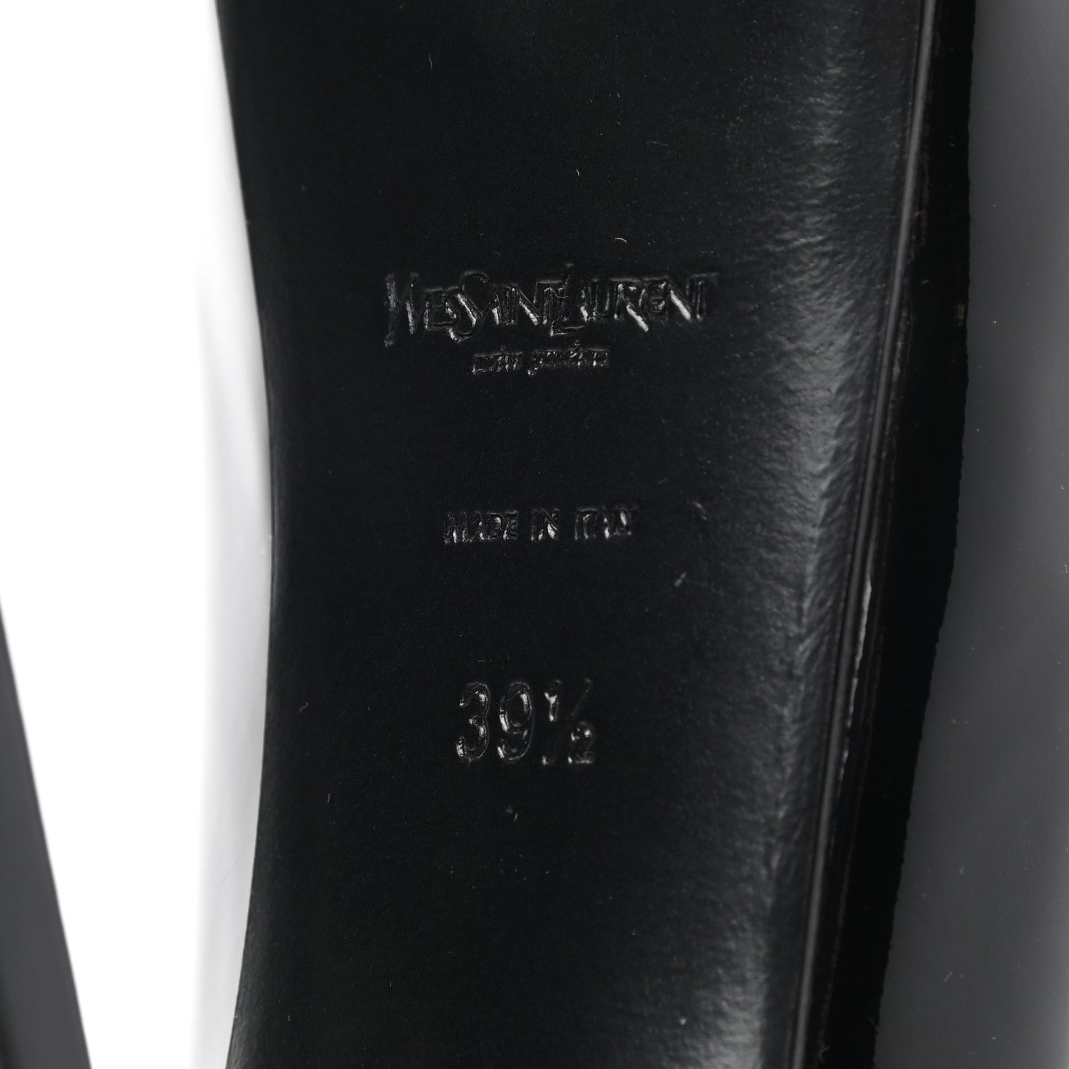 Saint Laurent Patent Tribute 105 Platform Pumps 39.5 Black 6 of 8