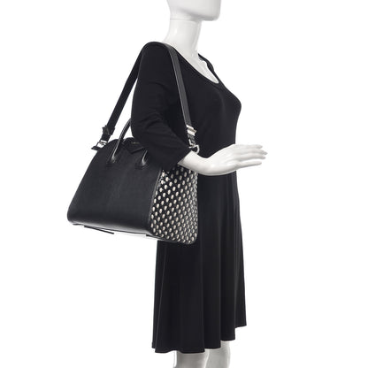 Givenchy Sugar Goatskin Woven Medium Antigona Black White 2 of 7