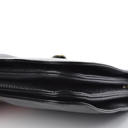 Gucci Calfskin Web Blondie Shoulder Flap Bag Black 7 of 8