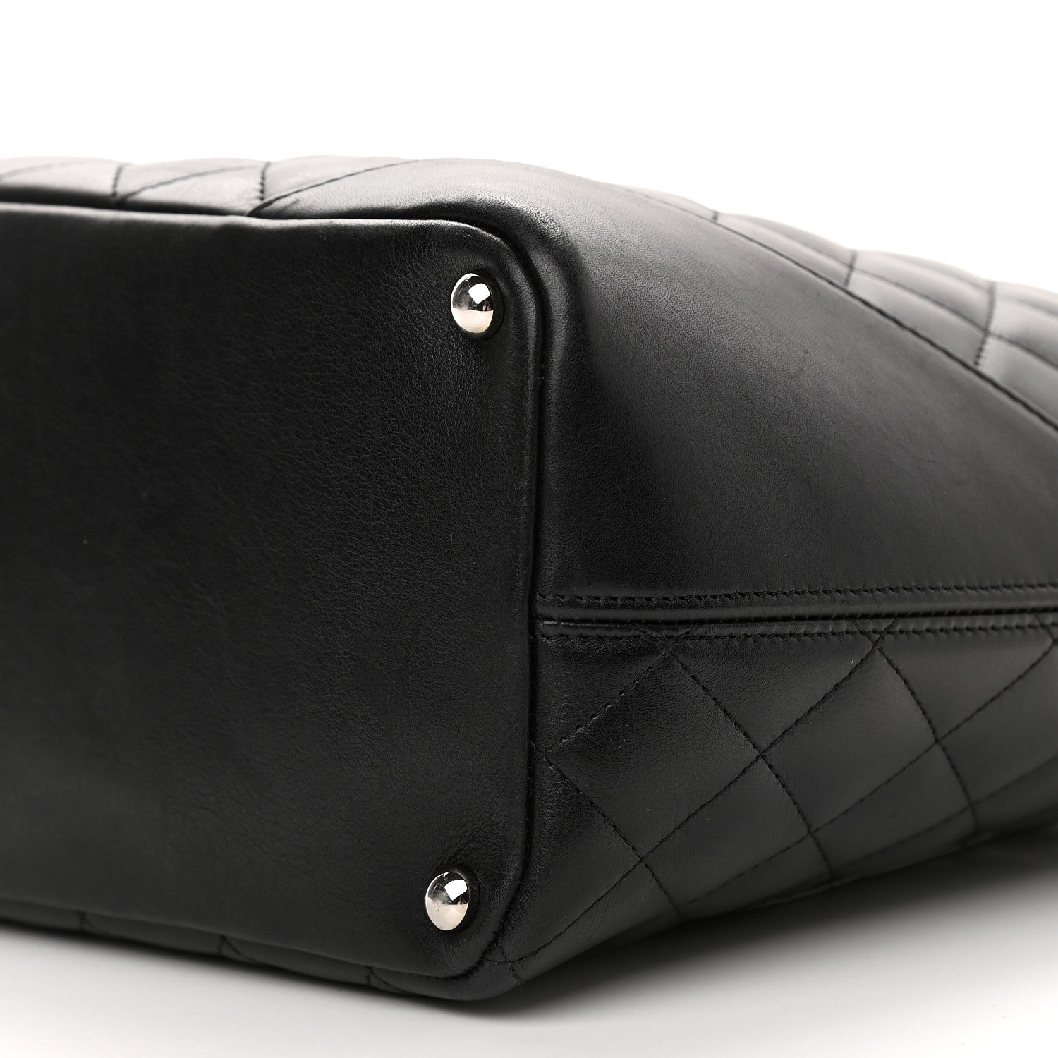 Chanel Calfskin Quilted Medium Cambon Tote Black 9 of 9