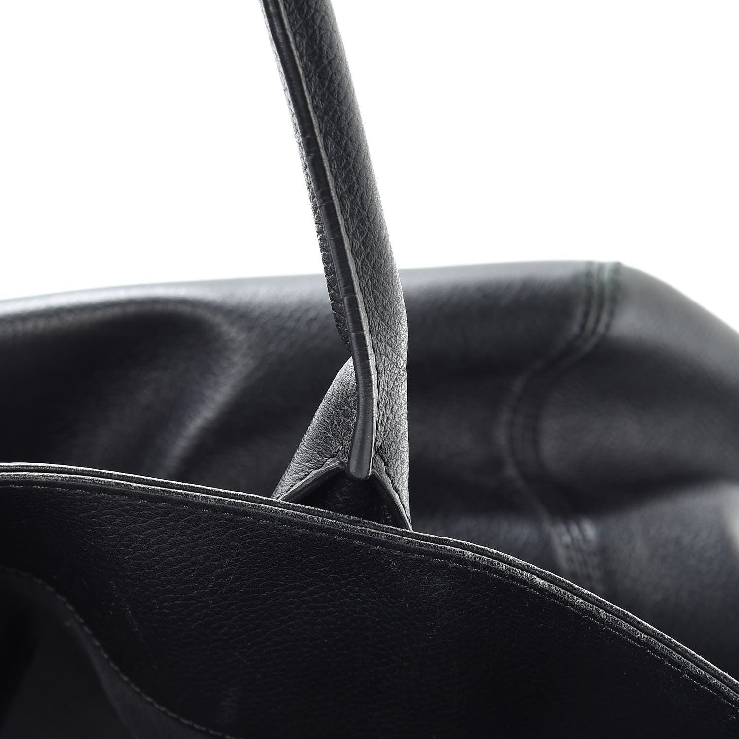 Chanel Calfskin Tall Cerf Tote Black 17 of 32