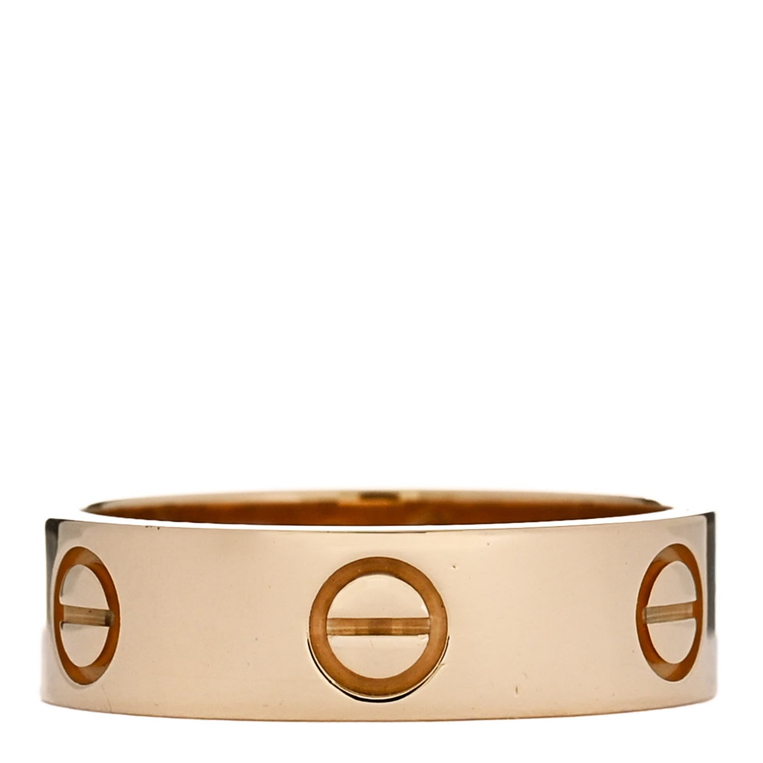Cartier 18K Yellow Gold 5.5mm LOVE Ring 54 6.75 1 of 5