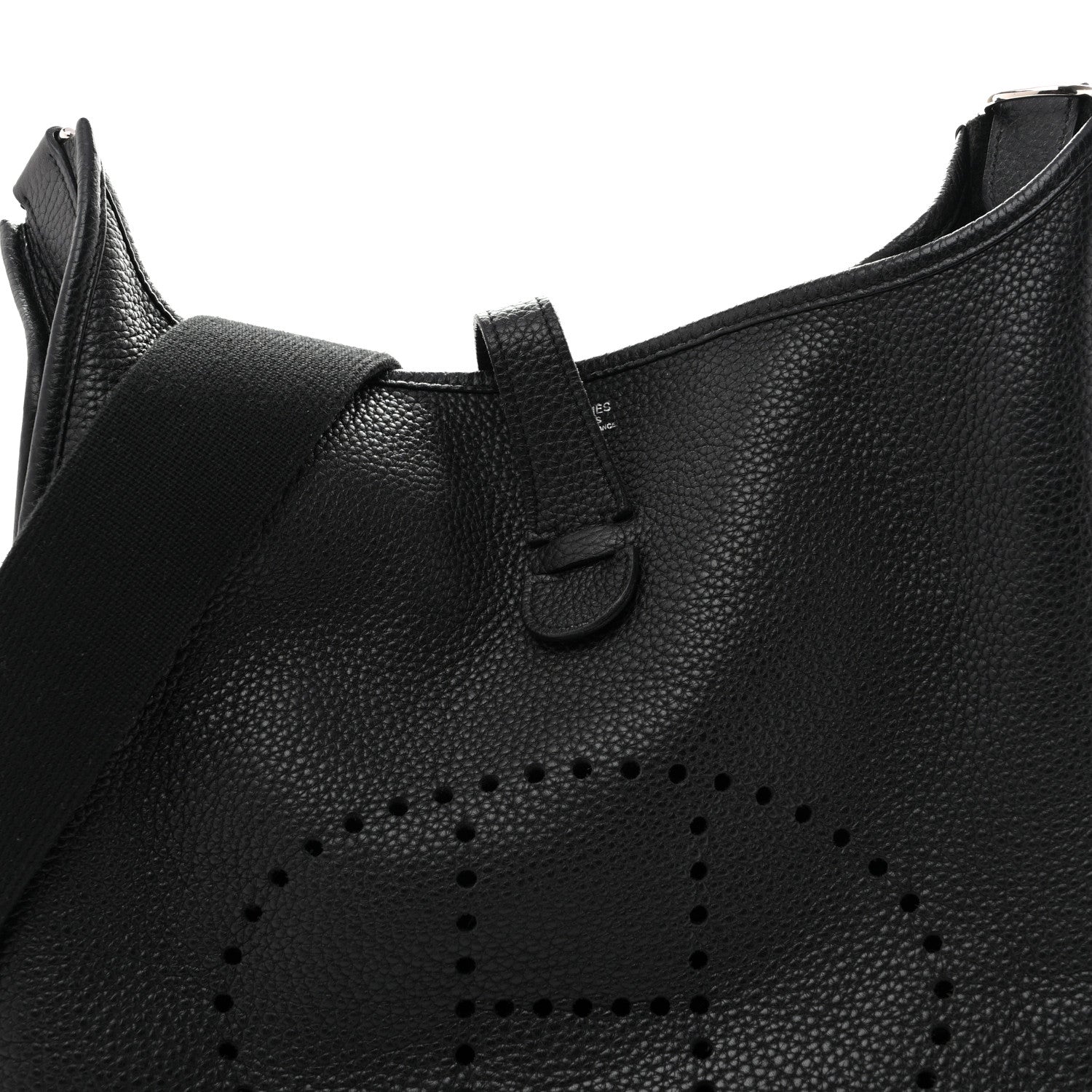 Hermes Taurillon Clemence EVELYNE III GM Black 9 of 16