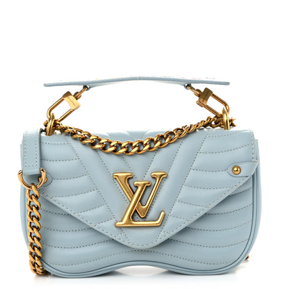 Louis Vuitton Calfskin New Wave Chain PM Porcelain Blue 1 of 10