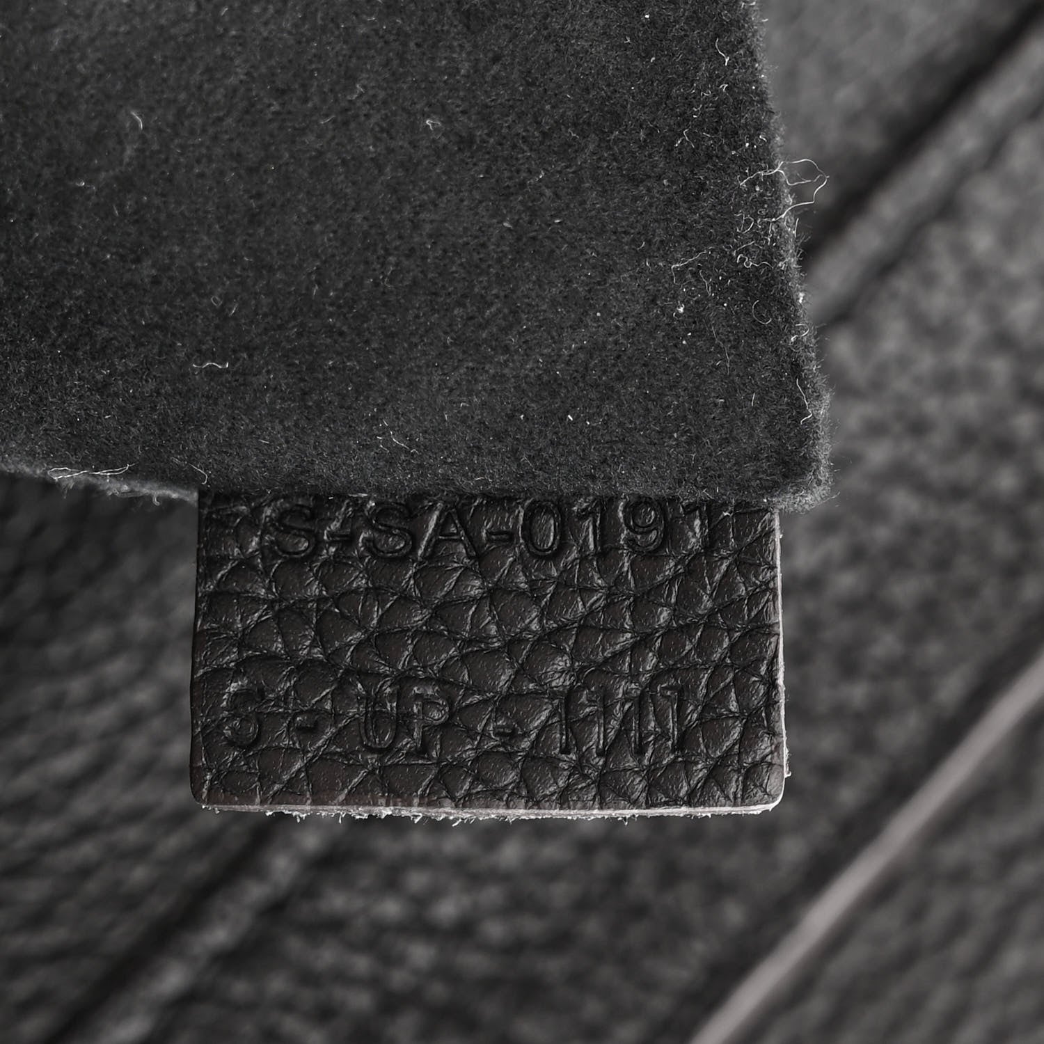 Celine Drummed Calfskin Mini Luggage Black 7 of 10