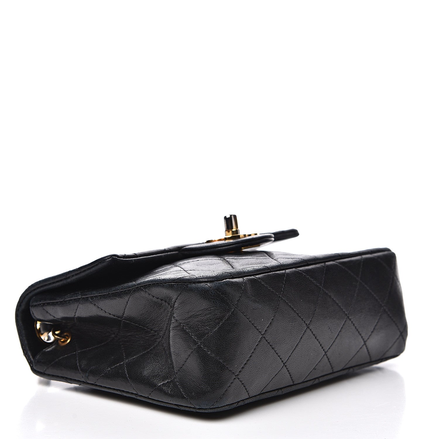Chanel Lambskin Quilted Mini Square Flap Black 3 of 17