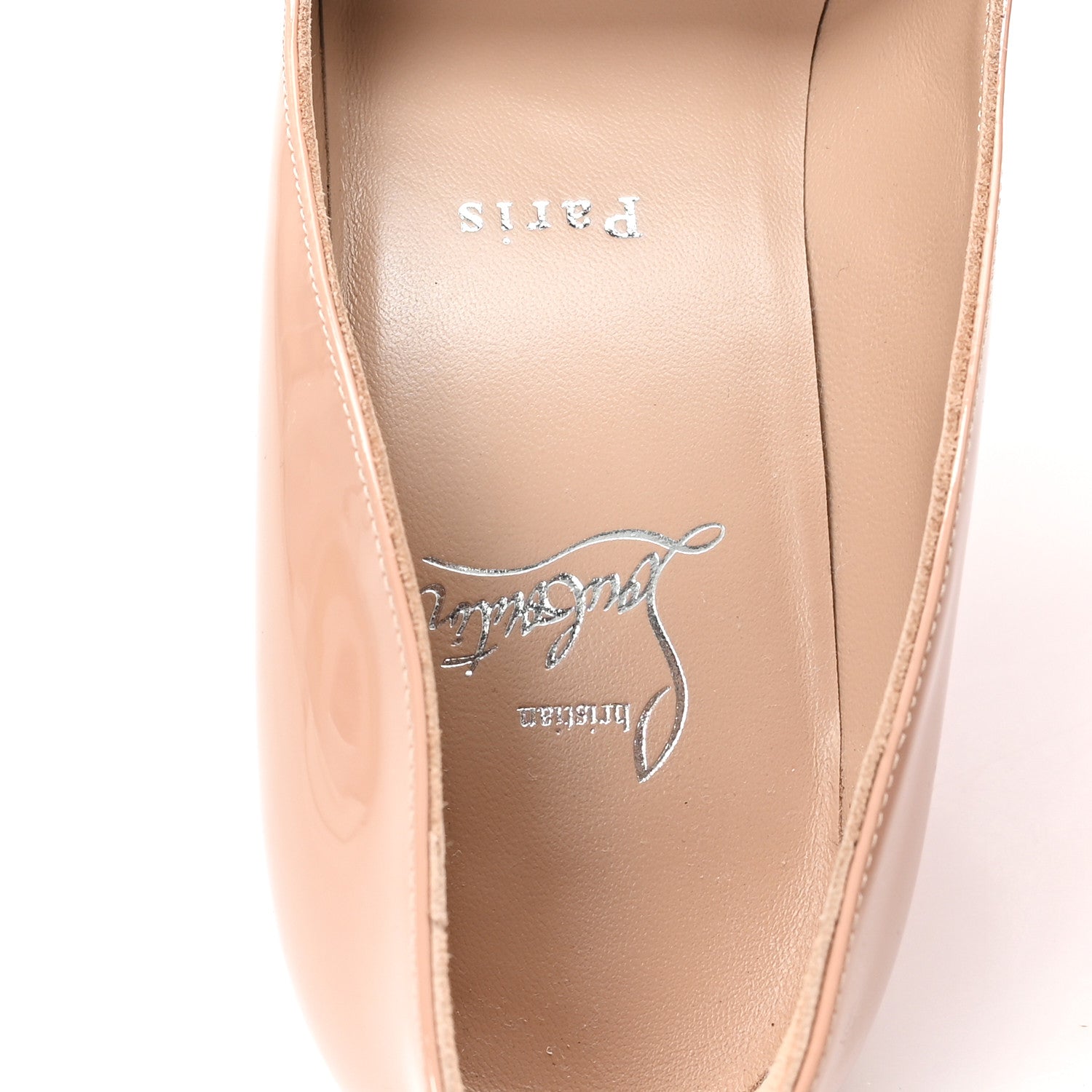 Christian Louboutin Patent Miss Z 100 Pumps 39.5 Blush 8 of 8