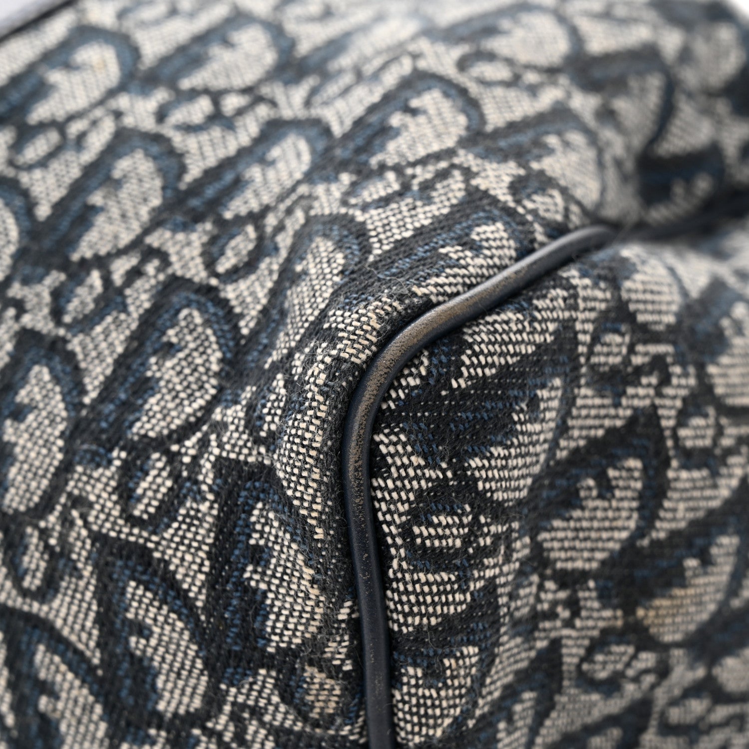 Christian Dior Monogram Duffle Navy Blue 12 of 18