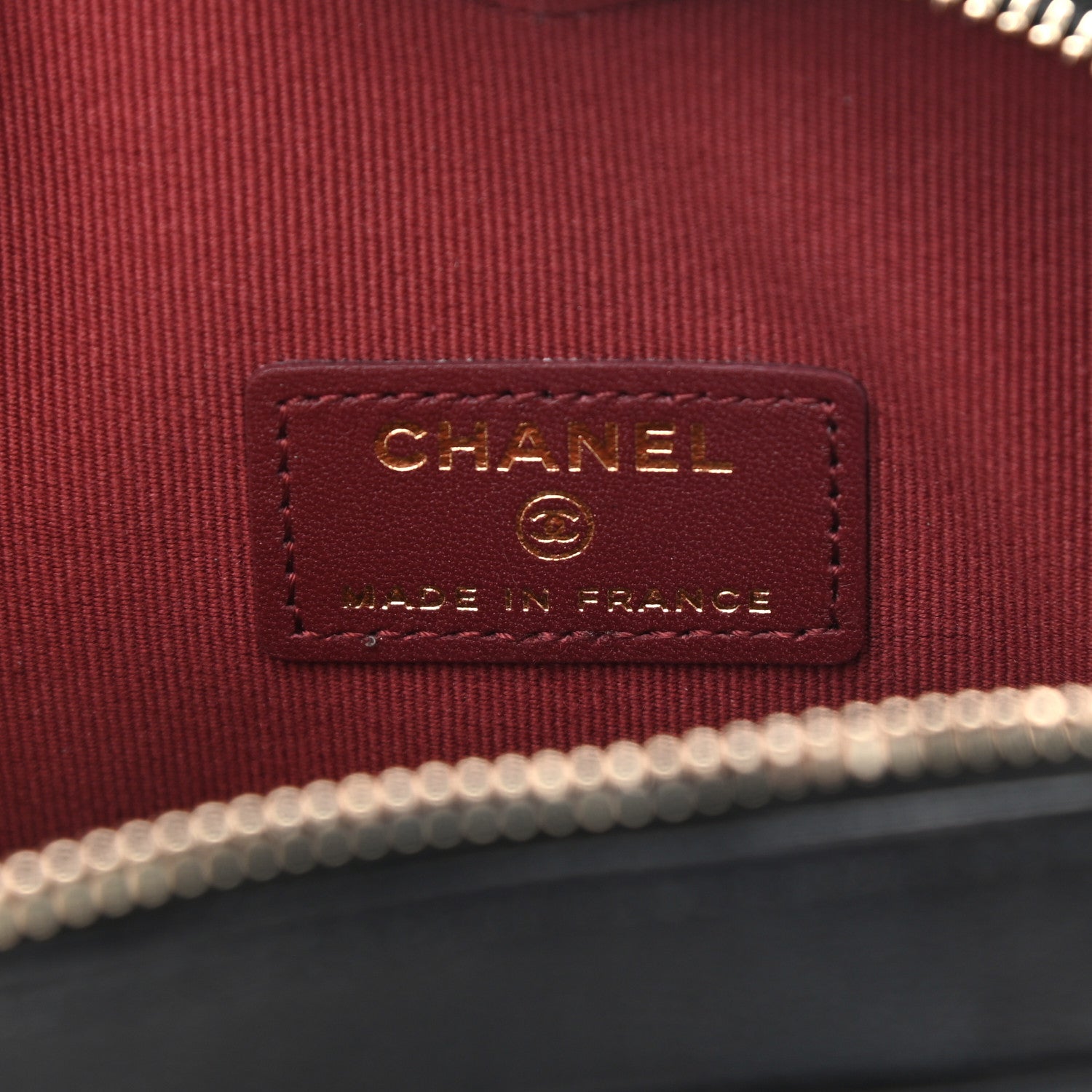 Chanel Lambskin Quilted CC In Love Heart Clutch With Chain Black 6 of 11