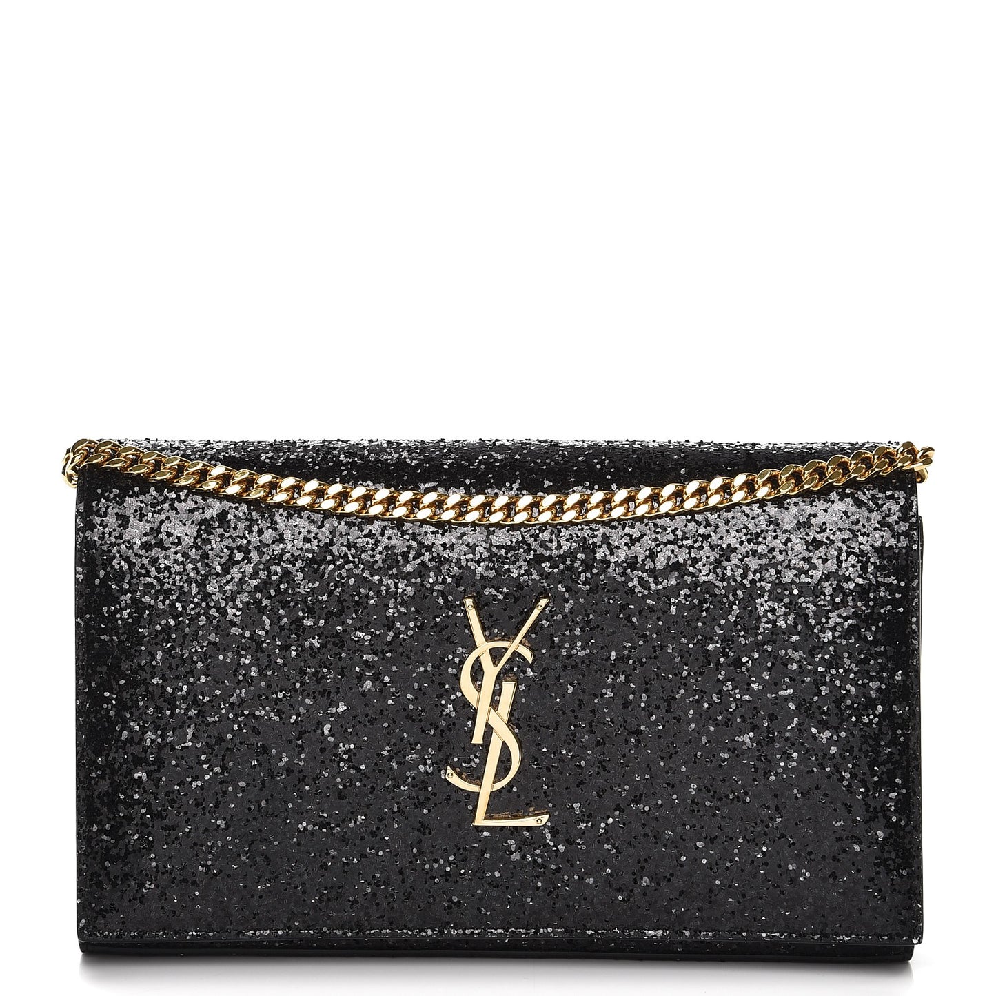 Glitter Galactica Monogram Chain Wallet
