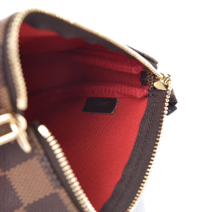 Louis Vuitton Damier Ebene Mini Pochette Accessories 7 of 8