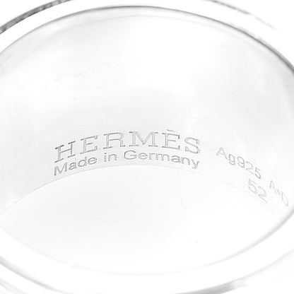Hermes Sterling Silver Collier De Chien CDC Ring 52 6 4 of 5