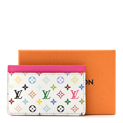 Louis Vuitton LV X TM Monogram Multicolor Card Holder Kawaii Pink 9 of 9