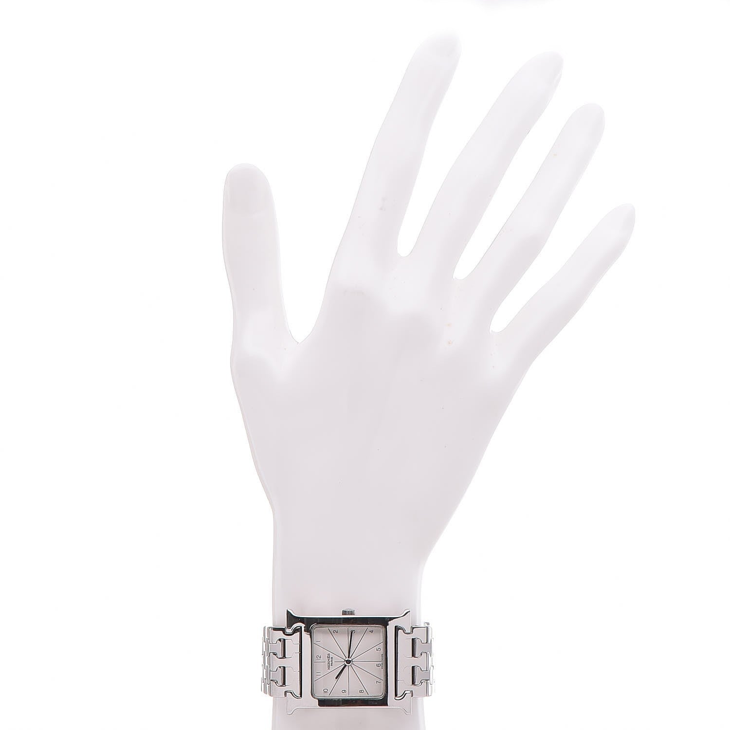 Hermes Stainless Steel 26mm Heure H Hour Quartz Watch 2 of 6