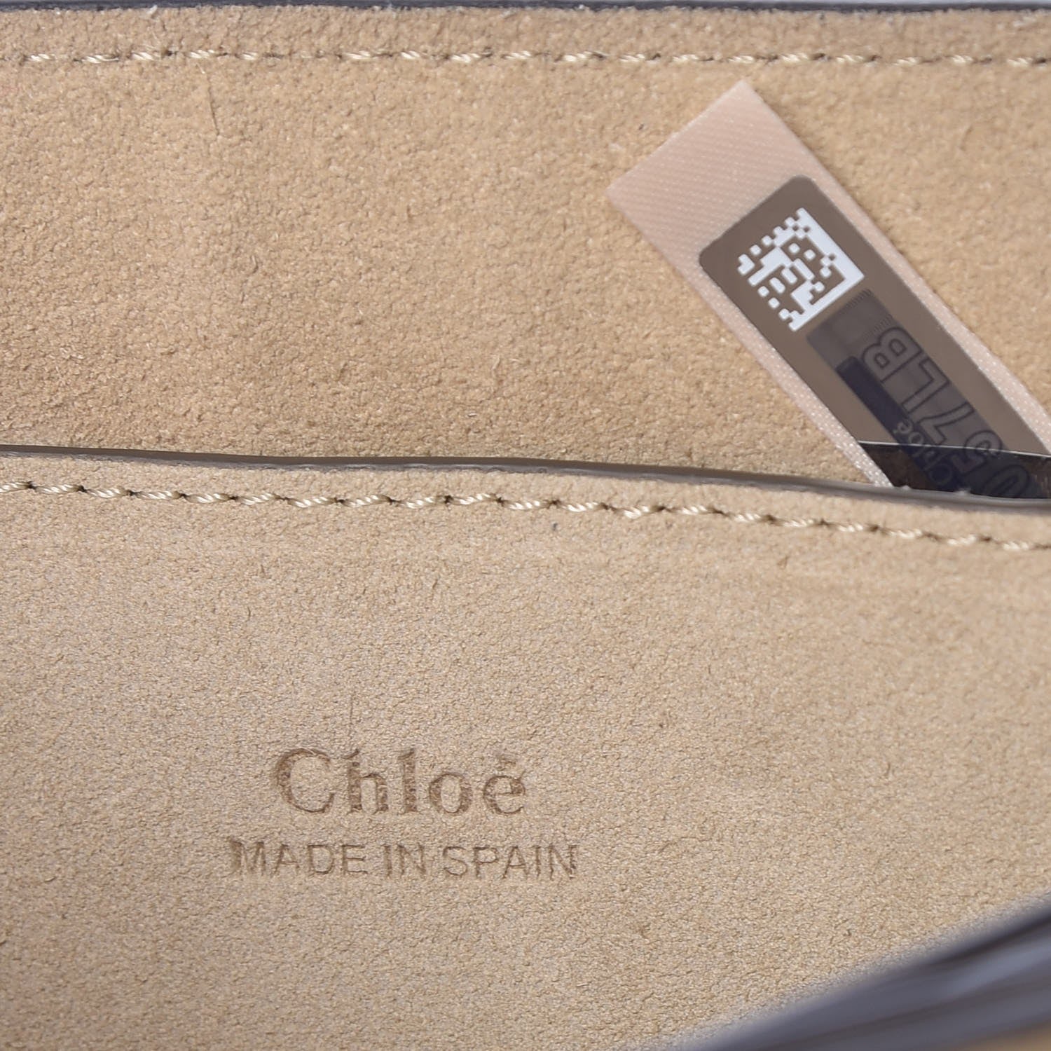 Chloe Suede Calfskin Small Faye Shoulder Bag Motty Grey 6 of 13