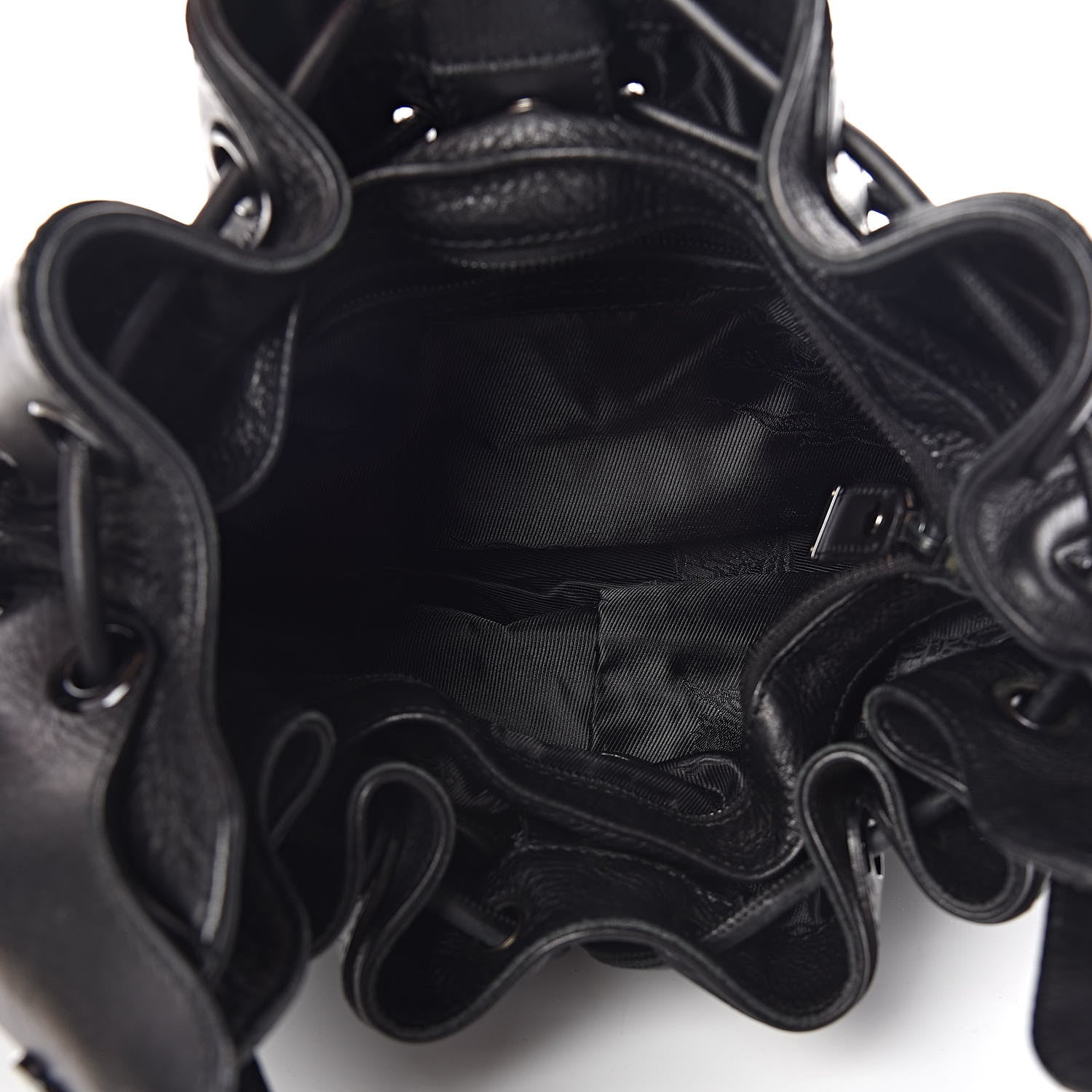 Burberry Calfskin Mason Warrior Studded Hobo Black 7 of 19
