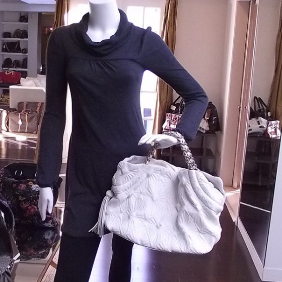 Chanel Lambskin Quilted Ca DOro Ivory 2 of 9