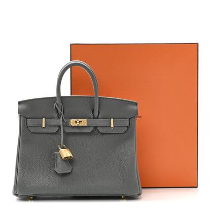 Hermes Togo Birkin 25 Vert Amande 11 of 11