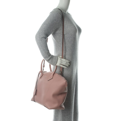 Louis Vuitton Veau Cachemire Soft Lockit MM Magnolia 2 of 7