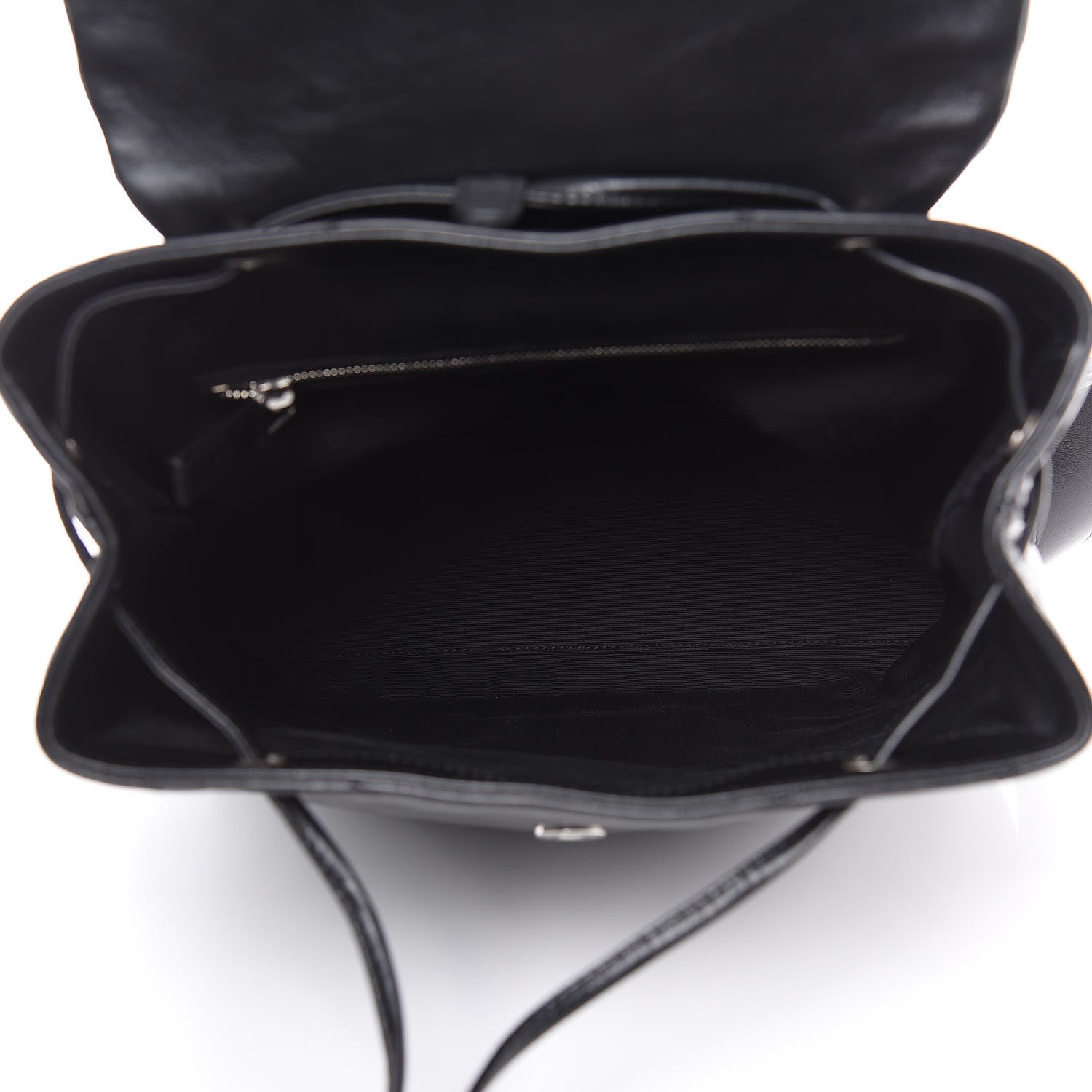 Saint Laurent Calfskin Y Quilted Monogram Medium Loulou Backpack Black 5 of 10