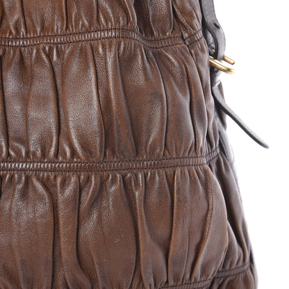 Prada Nappa Gaufre Hobo Noce 10 of 16